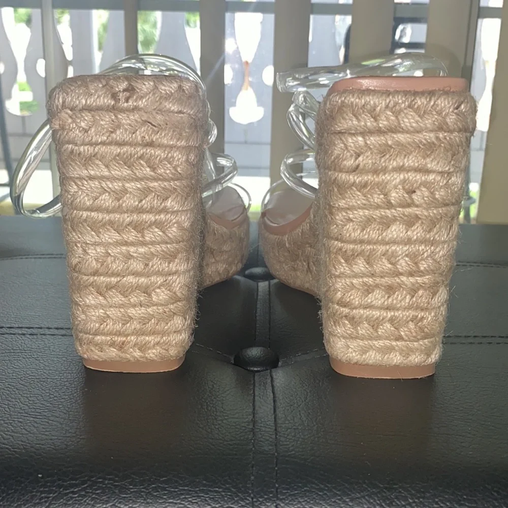 Hillarie Strappy Espadrille Wedges Sandals - Picture 5 of 7